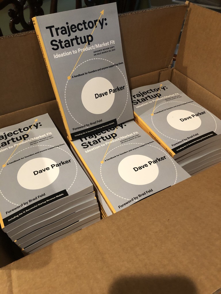 Founders Handbook, Trajectory: Startup Book, Dave Parker Author
